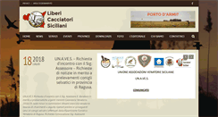 Desktop Screenshot of libericacciatorisiciliani.it