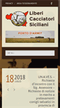 Mobile Screenshot of libericacciatorisiciliani.it